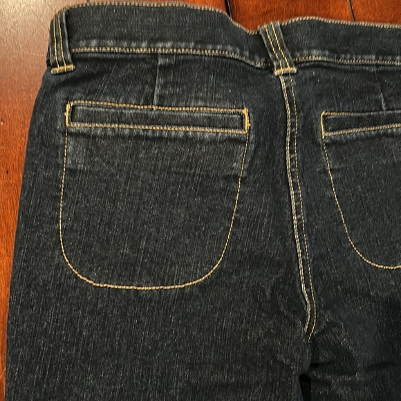 NWOT Gymboree 2008 Winter Snowflake Rhinestone Snowflake Denim Boot cut Jeans 8+ - Picture 12 of 15